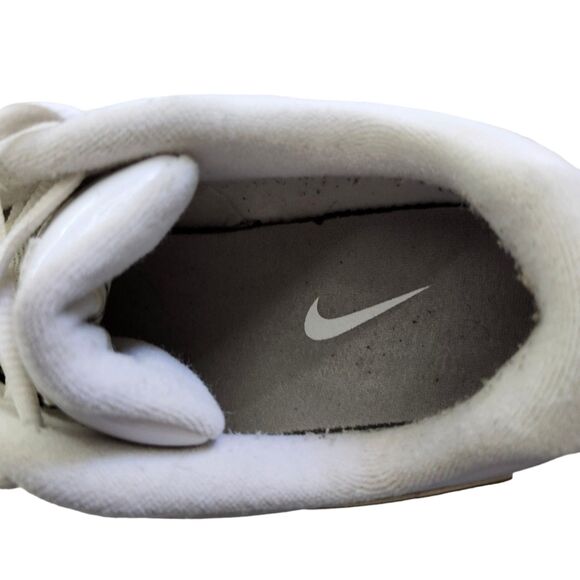 Nike Air Baseline Athletic Shoes Mens 12 White Metallic Sneakers 386240-111 main image 5